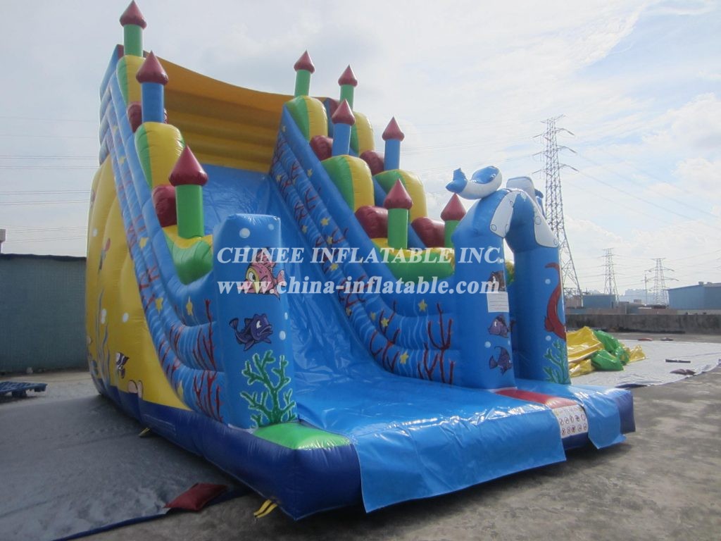 T8-1418 The Ocean Inflatable Slide