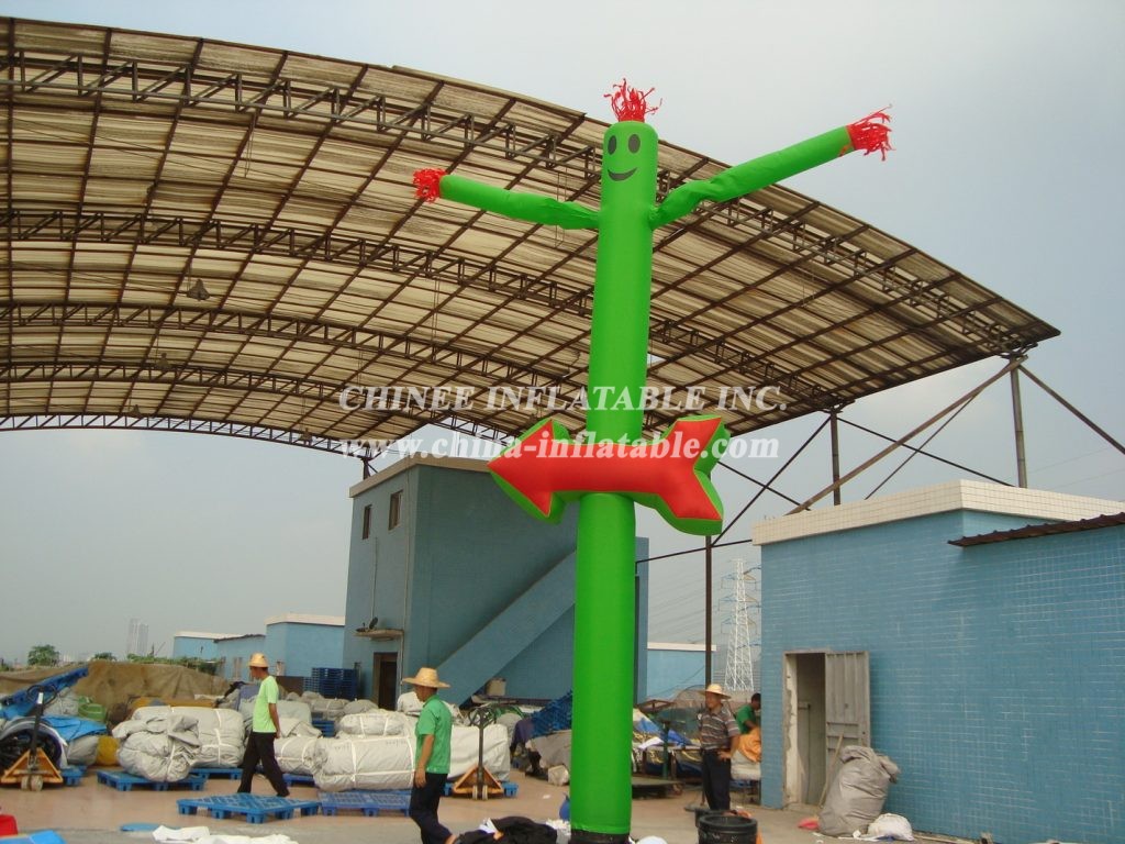 D2-45 Air Dancer Green Tube Man For Advertising