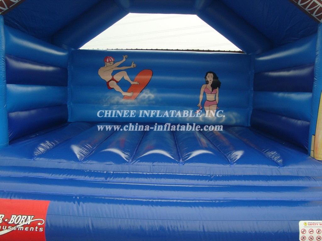 T2-1937 Beach Party Fun Inflatable Bouncer