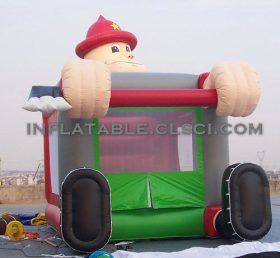 T2-2494 Cartoon aufblasbares Trampolin