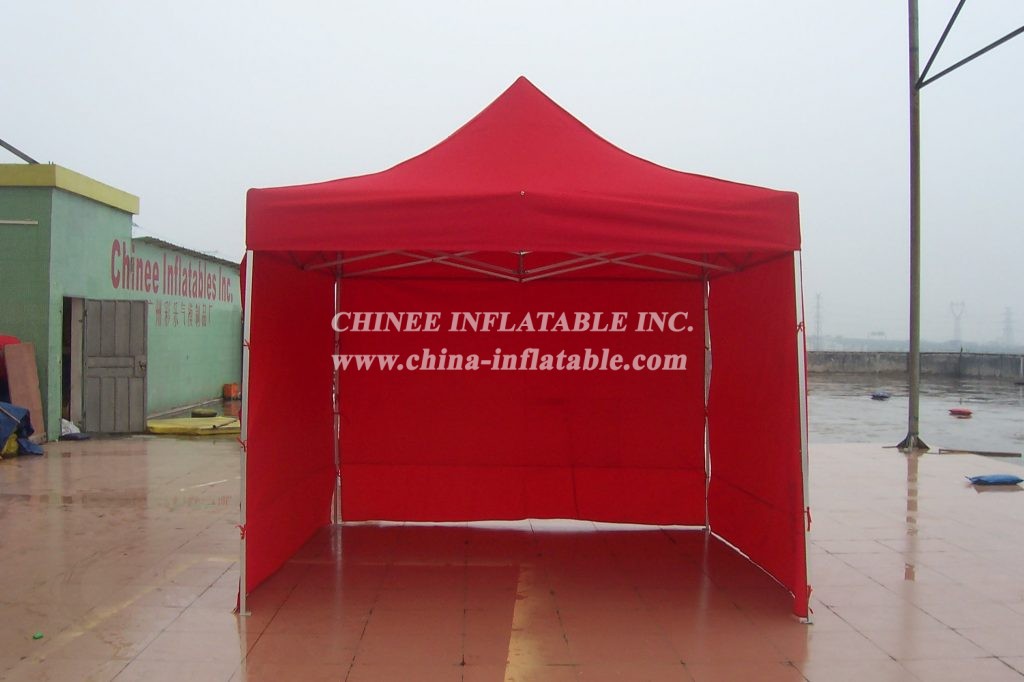 F1-32 Commercial Folding Red Canopy Tent