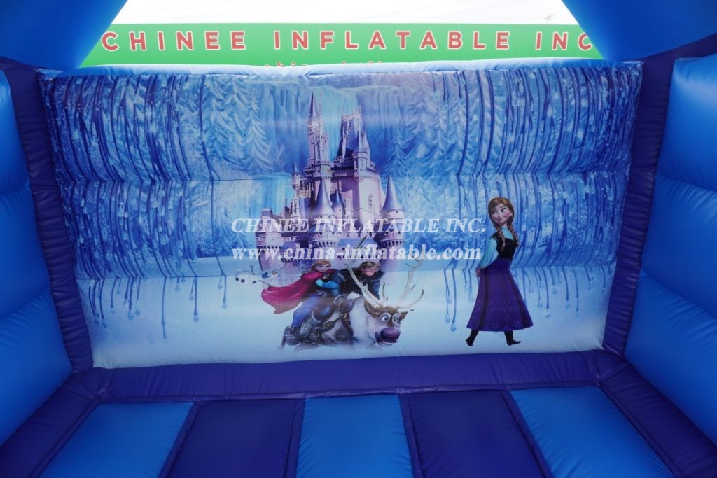 T2-3488 Disney Frozen Inflatable Frozen Combo Elsa Anna Bounce House