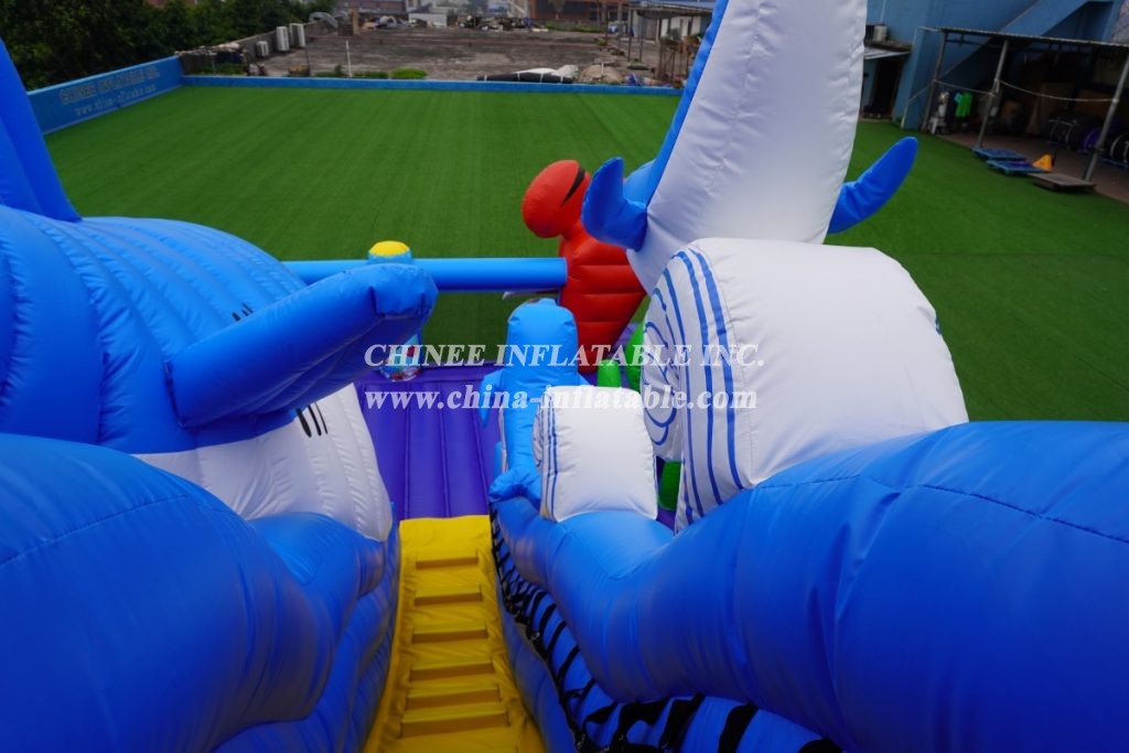 T6-603 Inflatable Sea Playground Inflatable Sea World Fun City