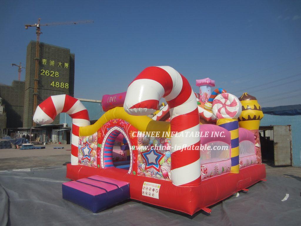 T2-3492 Candy Inflatable Playground Funcity