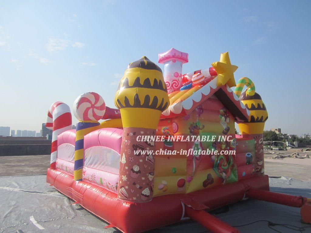 T2-3492 Candy Inflatable Playground Funcity