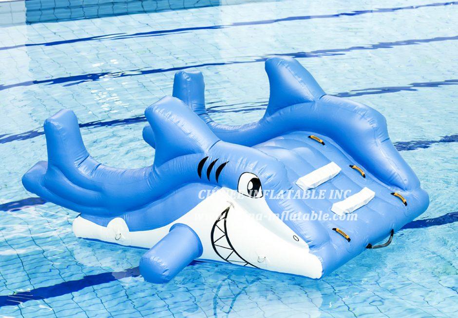 WG1-008 Shark Inflatable Floating Water Sport Park Game For Pool