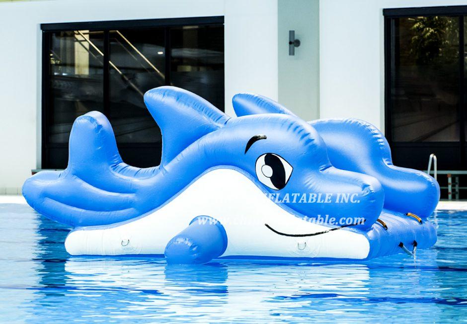 WG1-007 Dolphin Inflatable Floating Water Sport Park Game For Pool