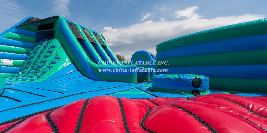 GF2-051 Inflatable Funcity Jumping Bouncy Obstacle Inflatable Outdoor Playground