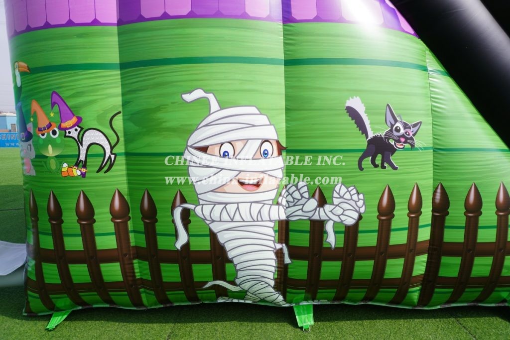 IS3-003 Haunted House Inflatable Slide Halloween Slide