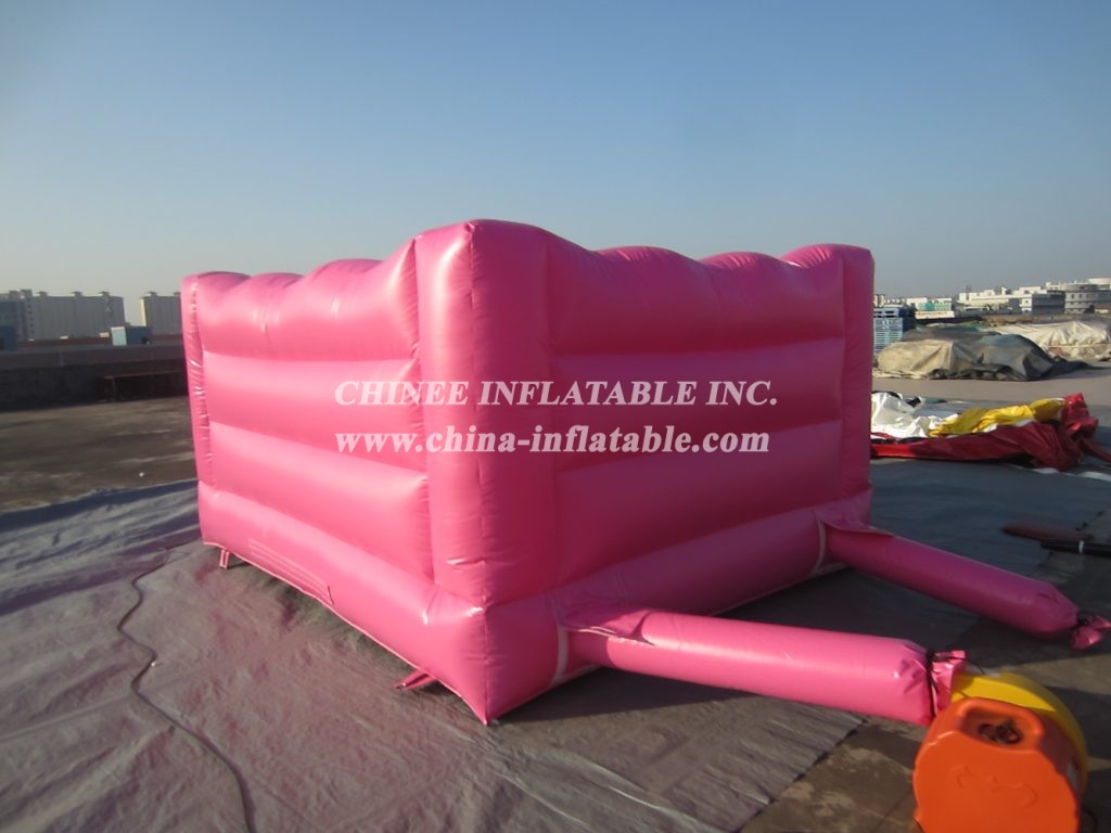 T2-3354 Pink Inflatable Bounce House