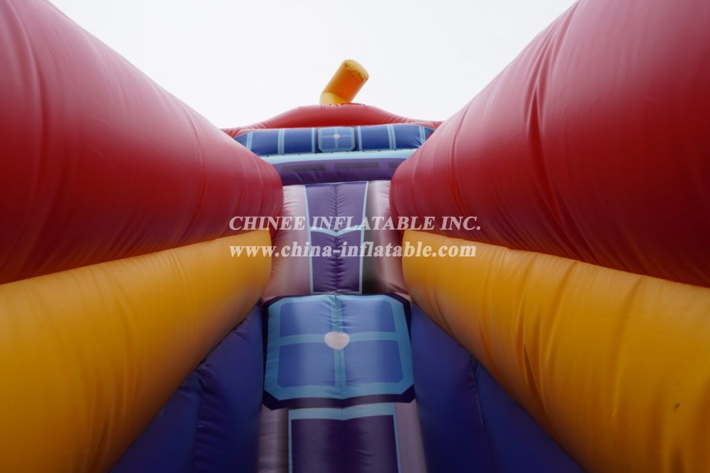 T8-2105B Minions Inflatable Slides