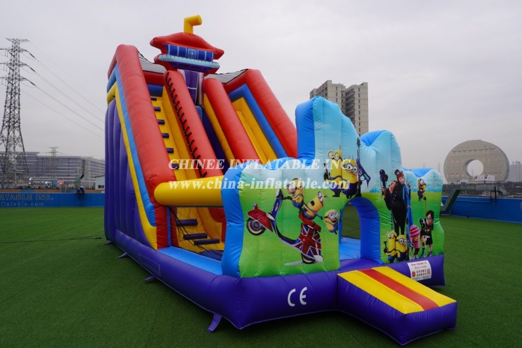 T8-2105B Minions Inflatable Slides