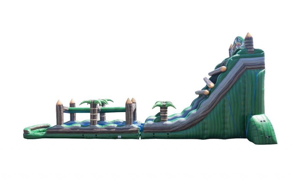 T8-4029 27 Ft Tiki Island Water Slide