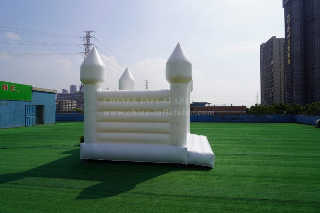 T2-3555 White Wedding Bouncy Castle