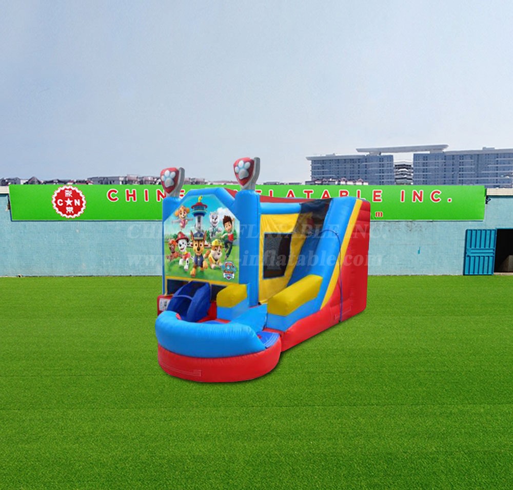 T2-4316 6In1 Paw Patrol Combo Waterslide