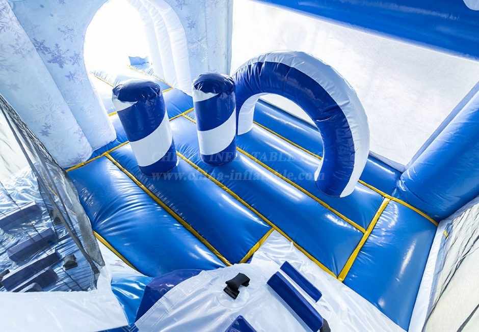 T2-4593 Frozen Castle With Slide