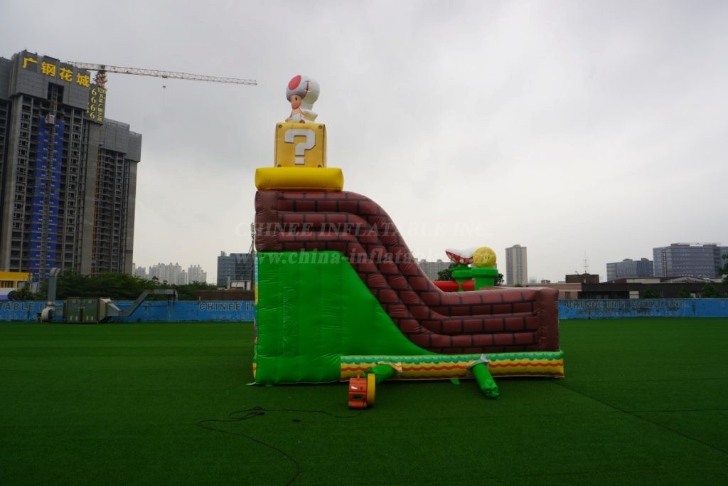 T2-4103B Super Mario Bouncy Castle With Slide