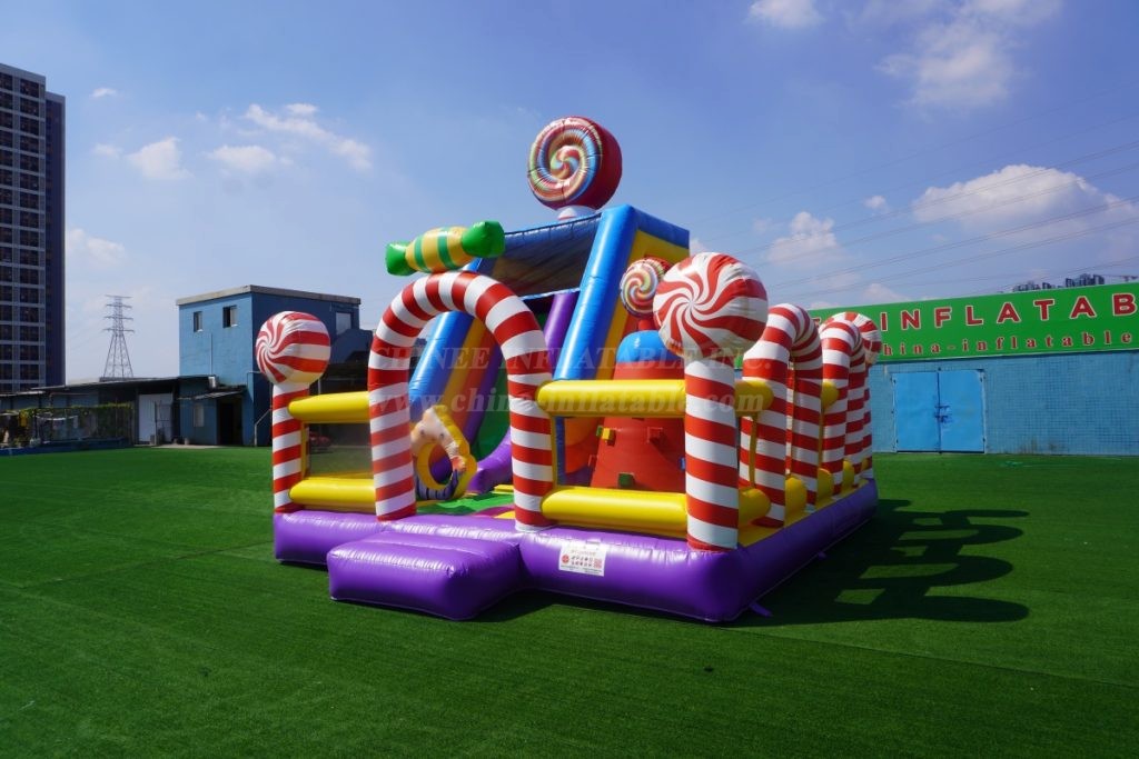 T6-3560C Candy Bouncy Castle With Slide