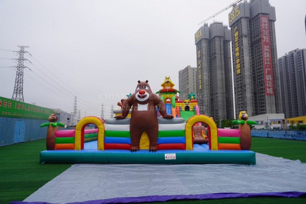 T6-805B Boonie Bears Theme Inflatable Park