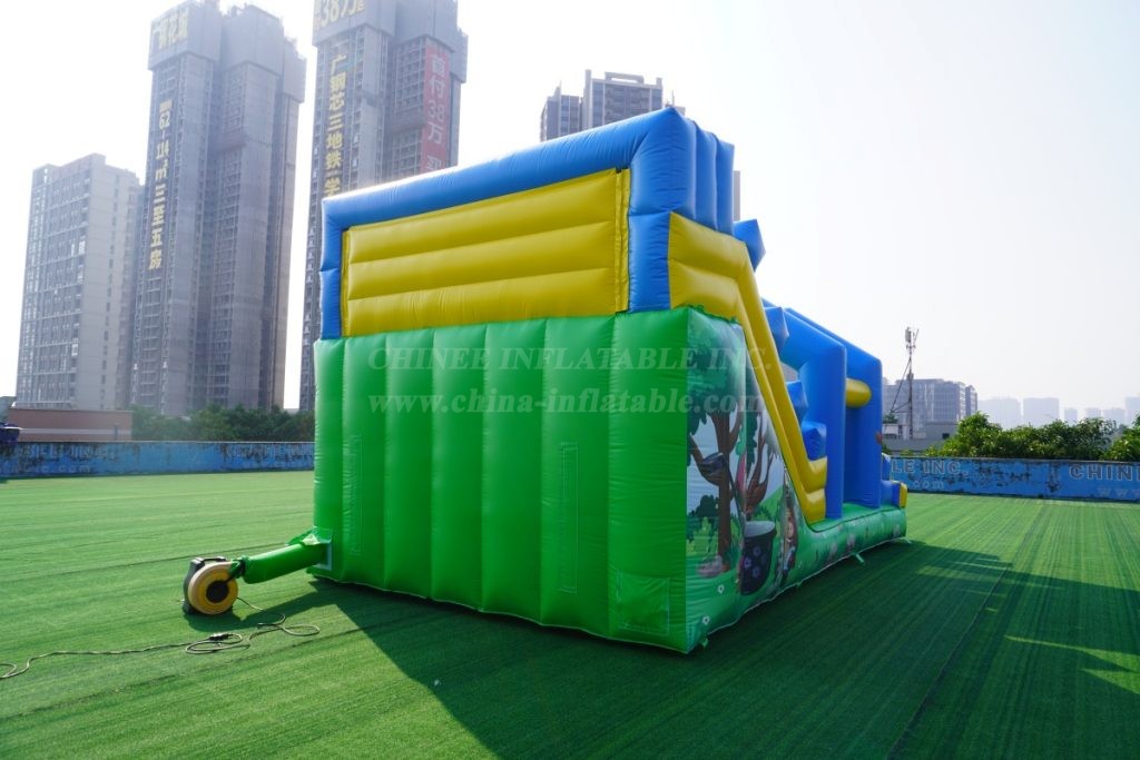 T8-834C Masha and the Bear Themed Inflatable Slide