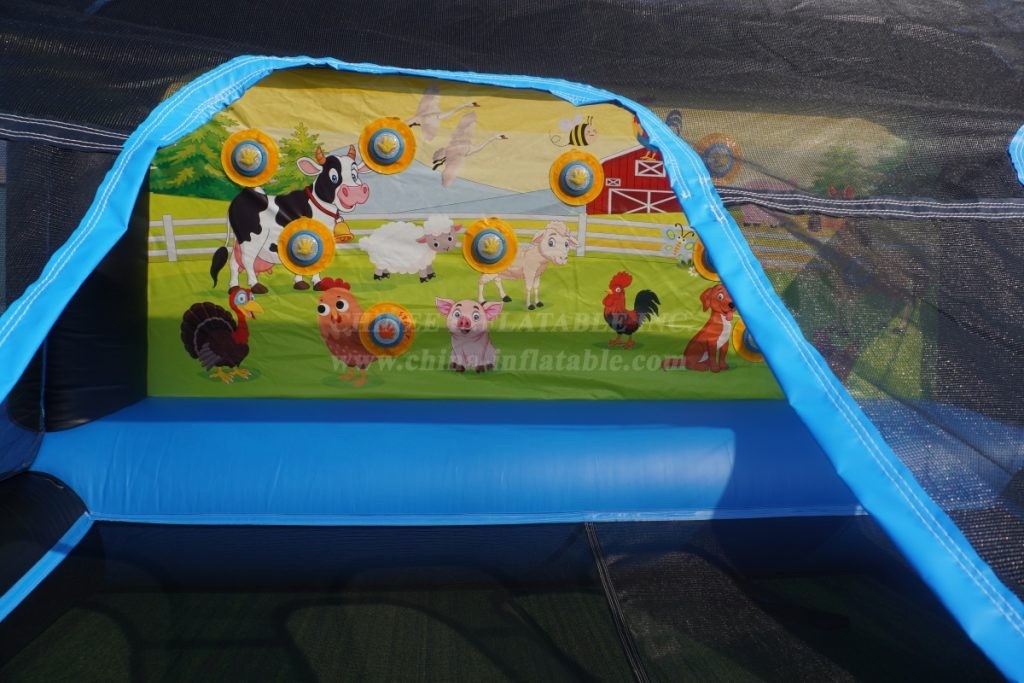 T11-751 Farm Theme Interactive Inflatable Shooting Range